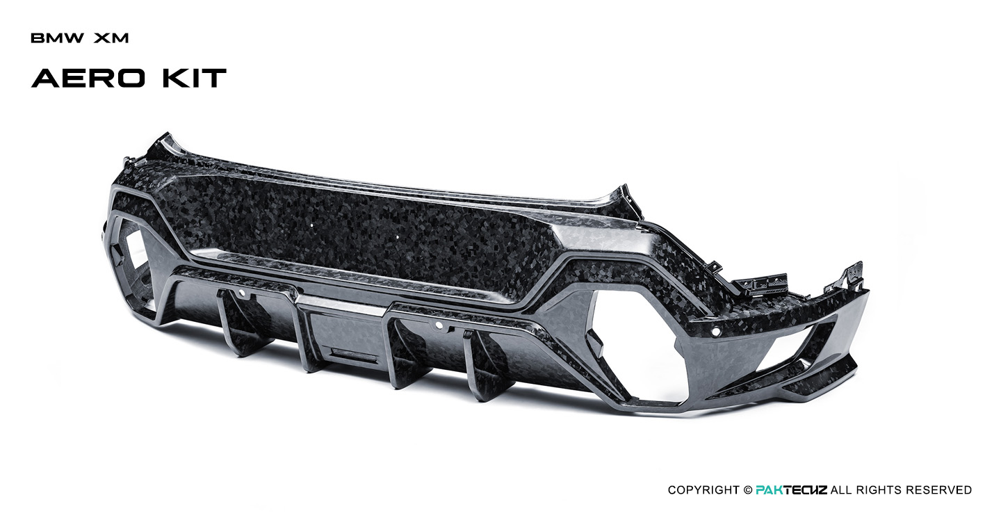 BMW XM (G09) Paktechz Design Carbon Fiber Rear Diffuser