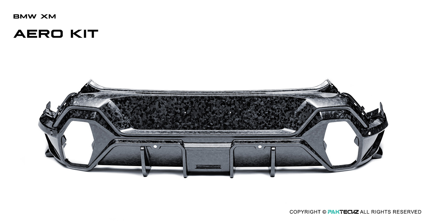 BMW XM (G09) Paktechz Design Carbon Fiber Rear Diffuser