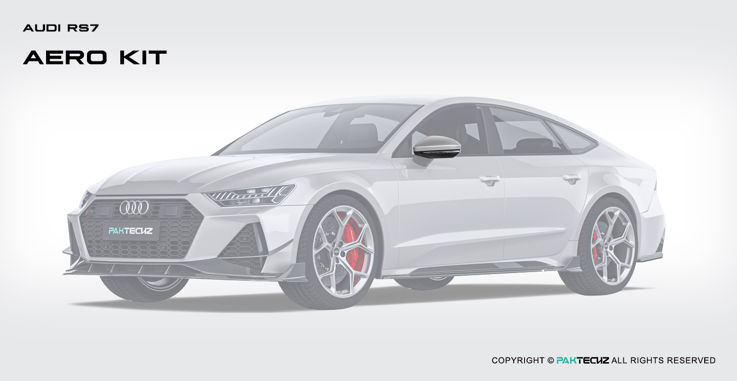 奥迪RS7 C8 OEM 款碳纤维后视镜壳