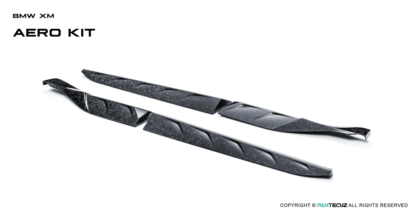 BMW XM (G09) Paktechz Design Carbon Fiber Lower Door Moldings