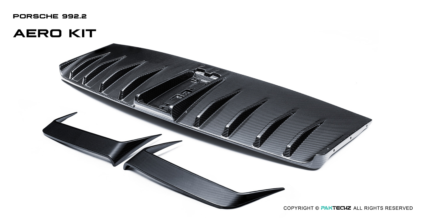保时捷 992.2 Paktechz 款碳纤维后发动机盖