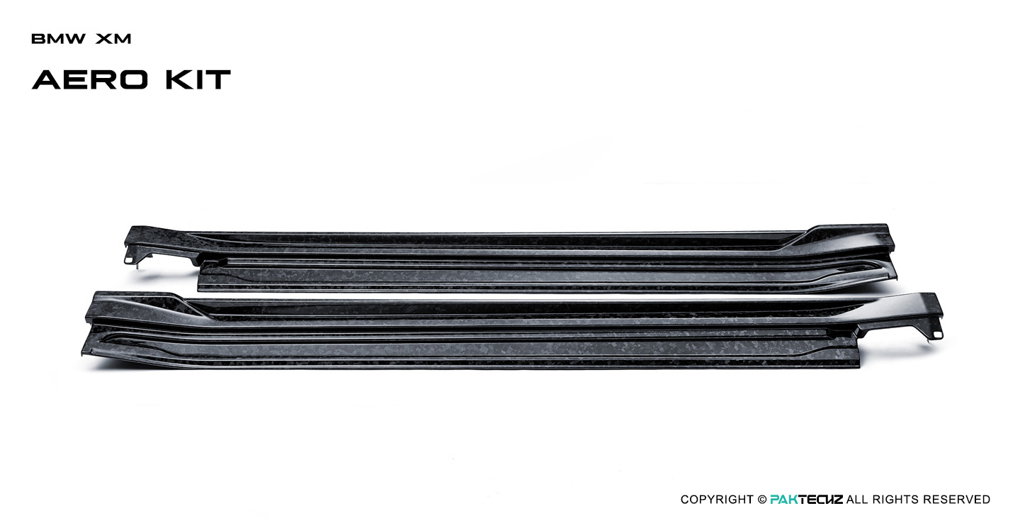 BMW XM (G09) Paktechz Design Carbon Fiber Side Skirts