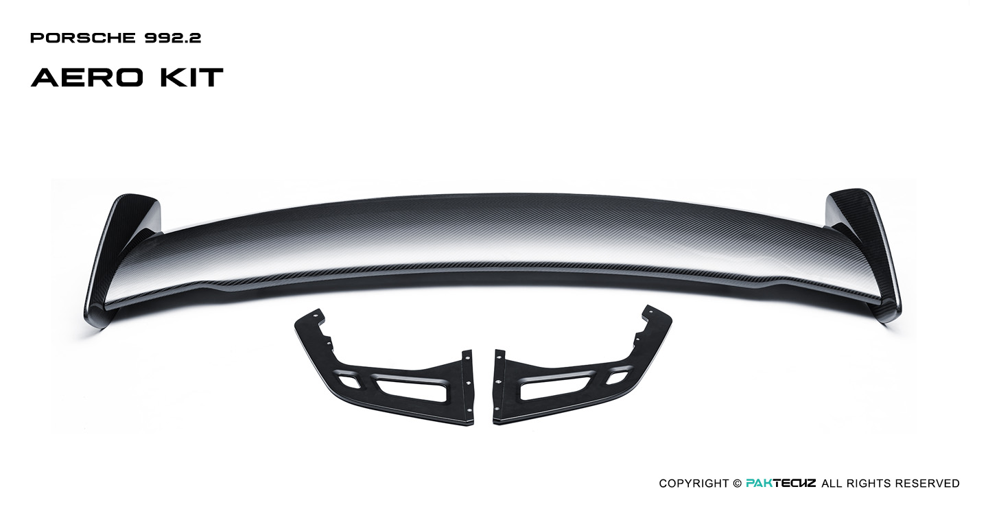 保时捷 992.2 Paktechz 款碳纤维尾翼