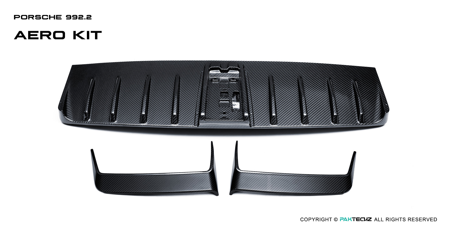 保时捷 992.2 Paktechz 款碳纤维后发动机盖