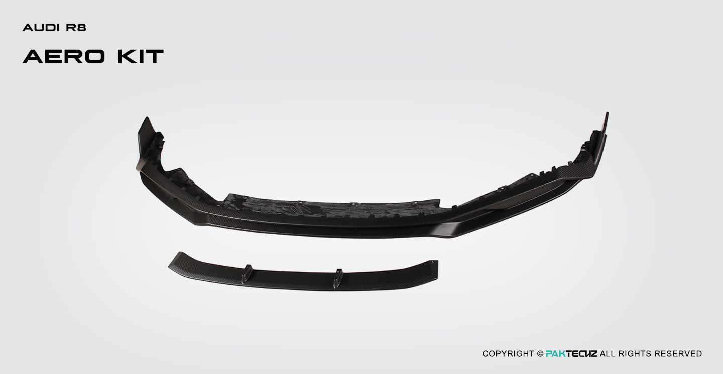 Audi R8 Paktechz Design Carbon Fiber Front Lip