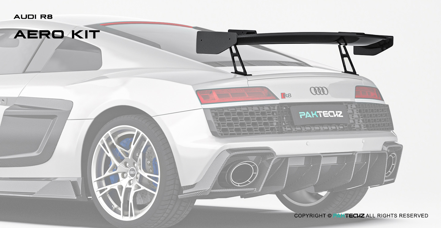 Audi R8 Paktechz Design Rear Spoiler