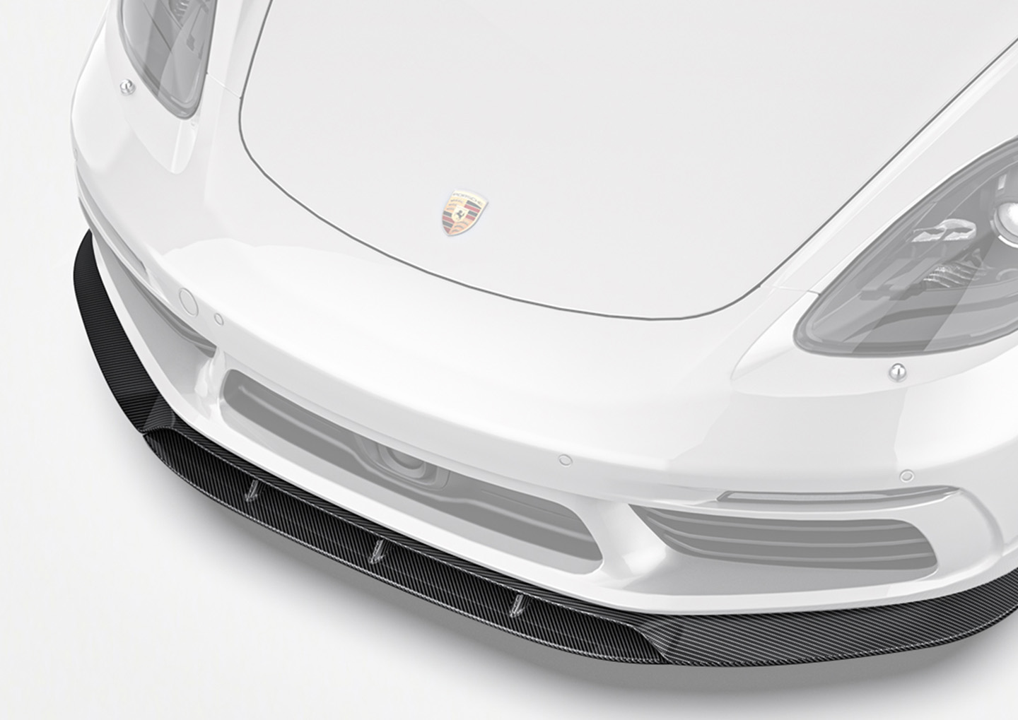 Revolutionize Aerodynamics with Carbon Fiber Front Lip for Your Porsche 718