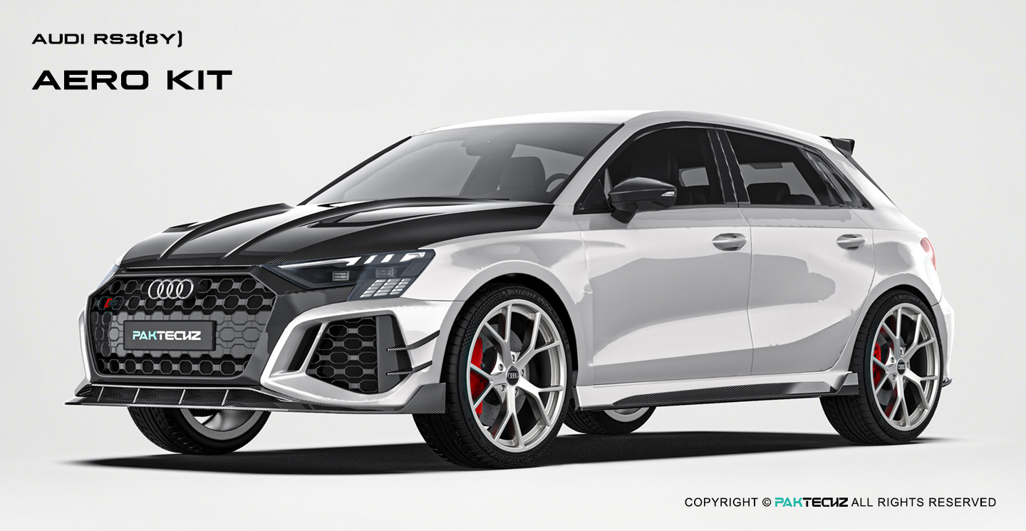 Audi RS3(8Y) Carbon Fiber Aerodynamic Body Kit