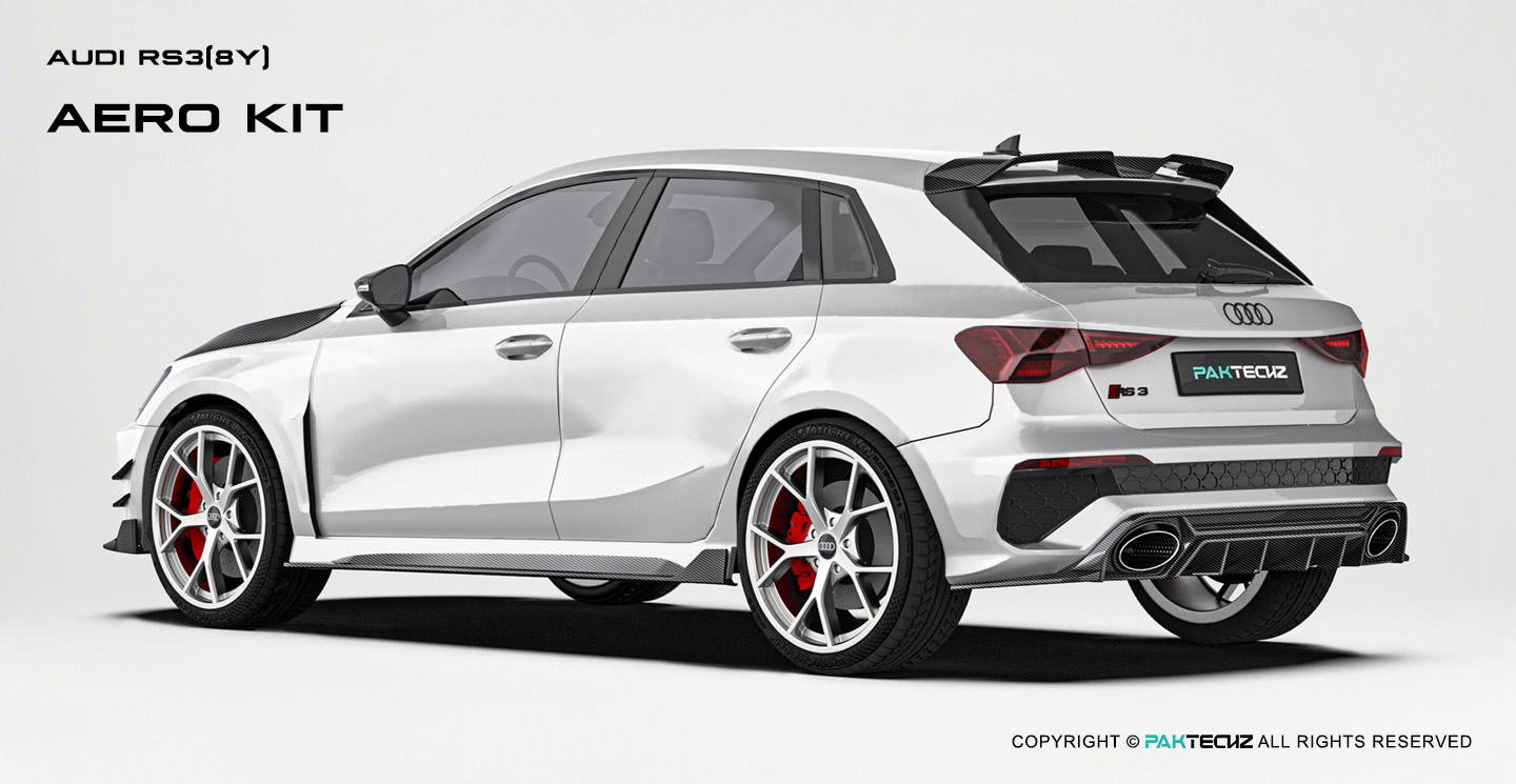 Audi RS3(8Y) Carbon Fiber Aerodynamic Body Kit