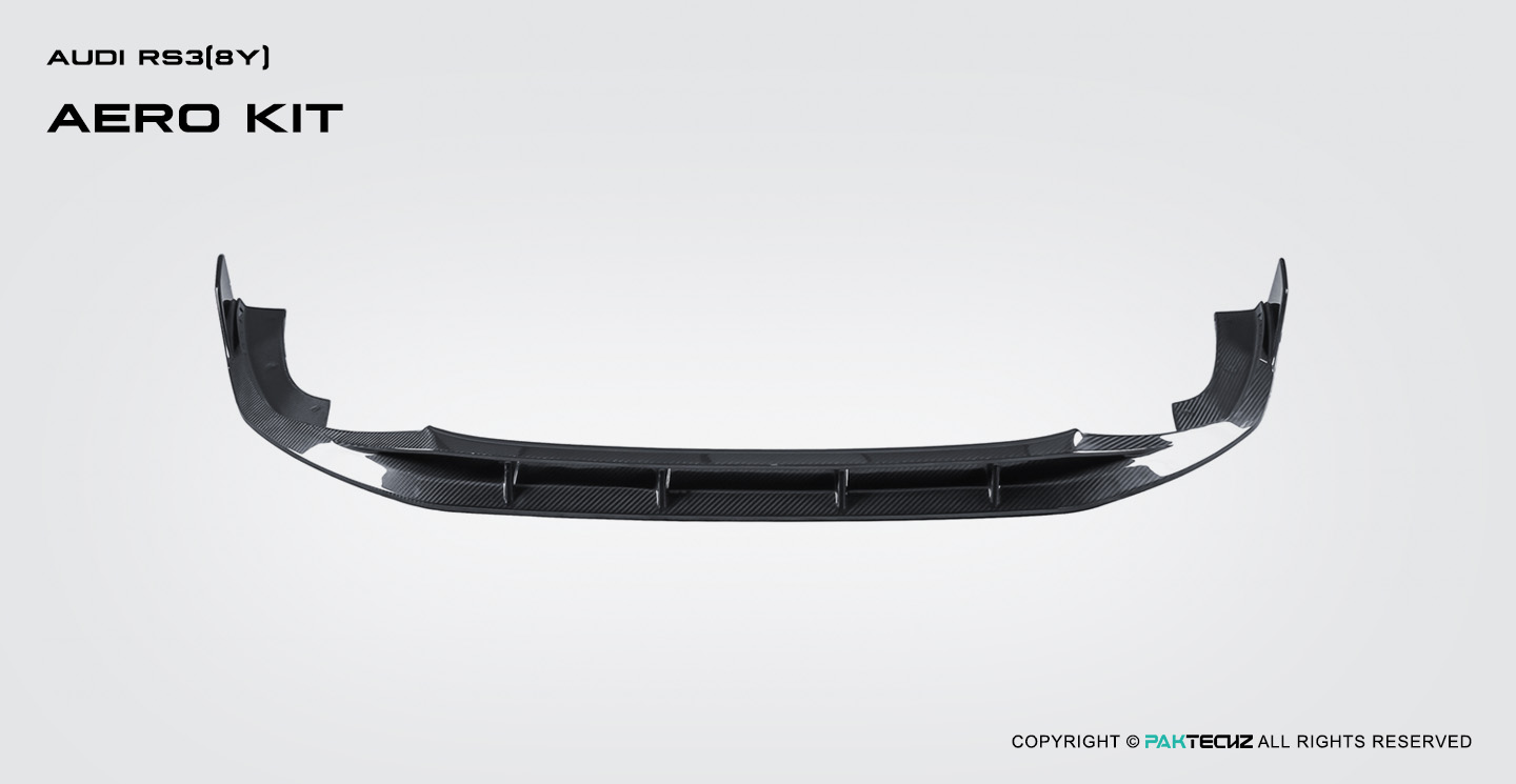 奥迪RS3 8Y Paktechz碳纤维前唇Ver.2