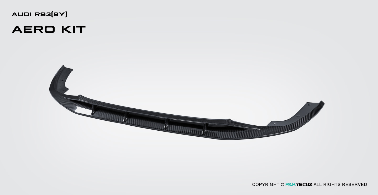 奥迪RS3 8Y Paktechz碳纤维前唇Ver.1