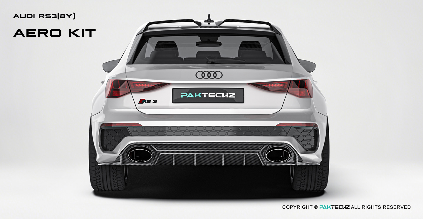 Audi RS3(8Y) Carbon Fiber Aerodynamic Body Kit