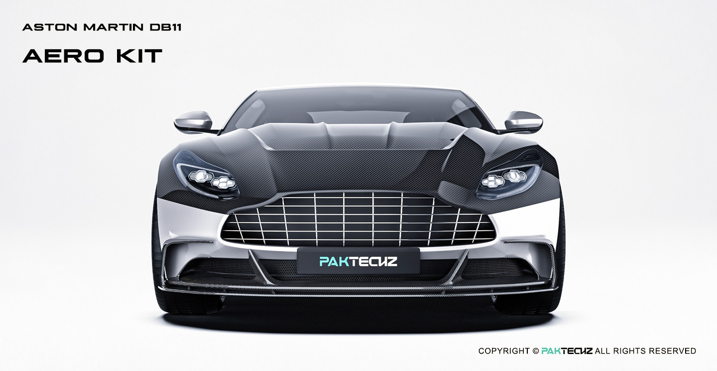 Aston Martin DB11 Paktechz Design Upper Front Lip