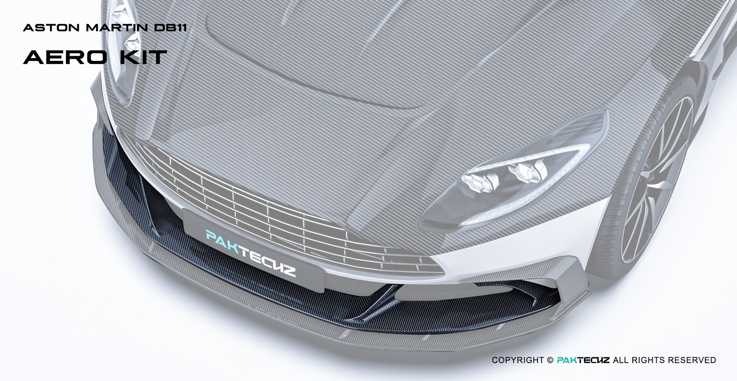 Aston Martin DB11 Paktechz Design Upper Front Lip