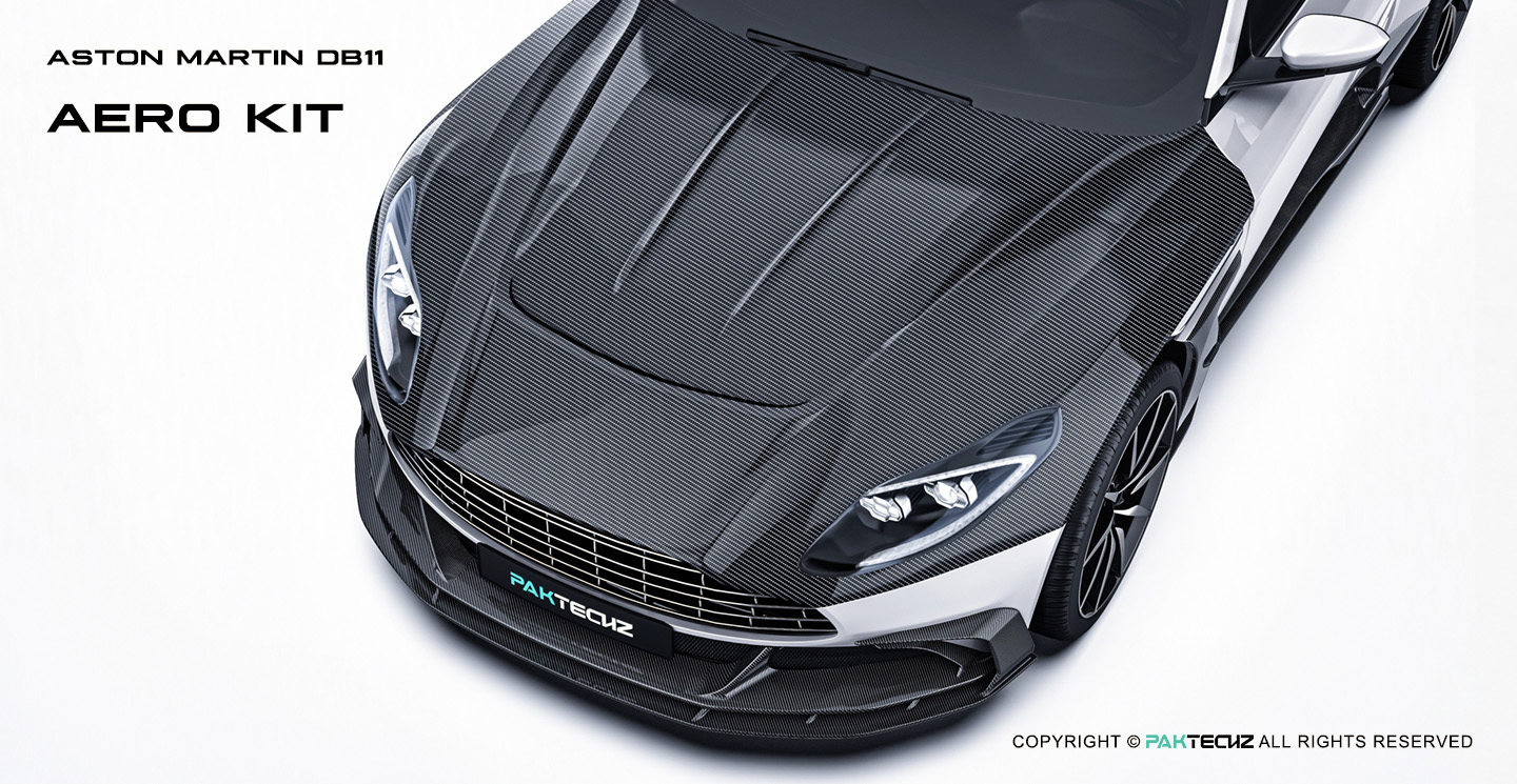 Aston Martin DB11 Paktechz Design Carbon Fiber Hood