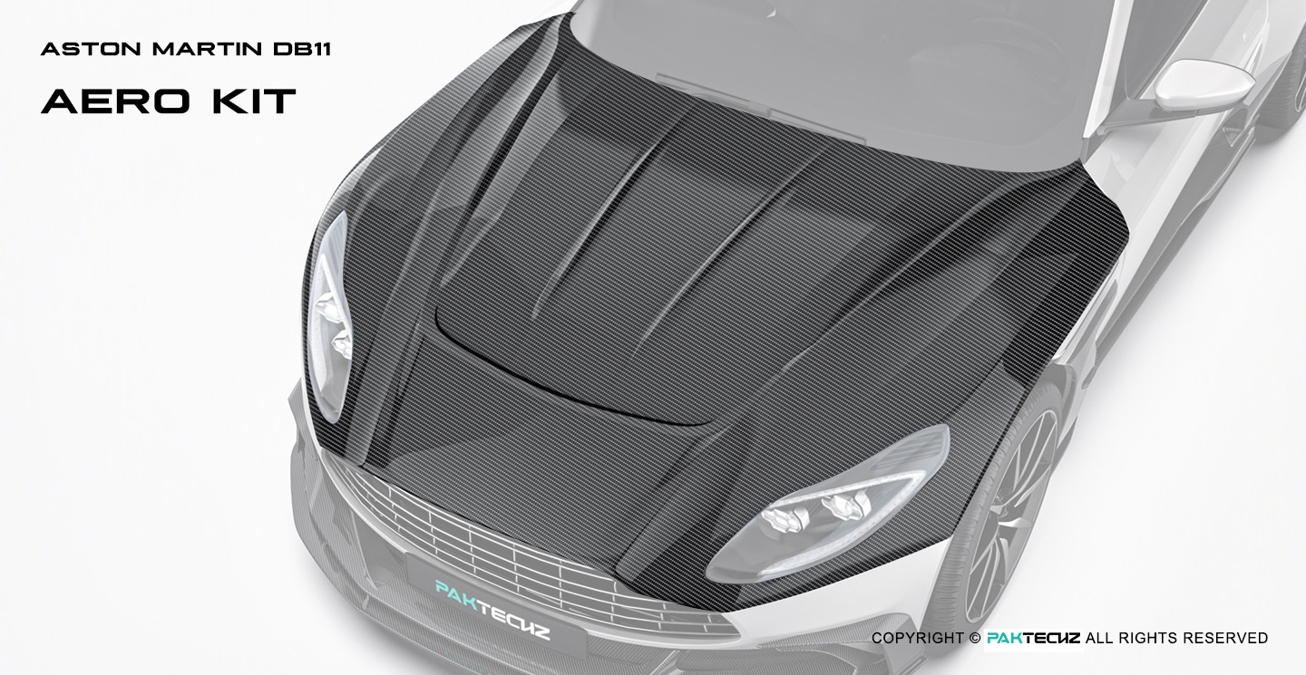 Aston Martin DB11 Paktechz Design Carbon Fiber Hood