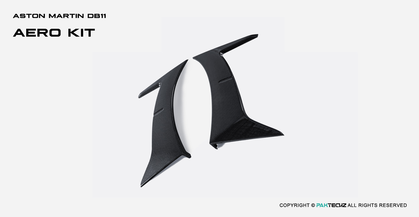 Aston Martin DB11 Paktechz Design Carbon Fiber Fender Trims