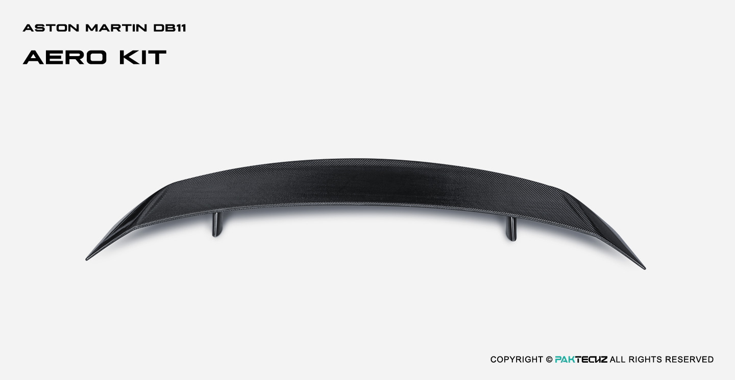 Aston Martin DB11 Paktechz Design Carbon Fiber Rear Spoiler
