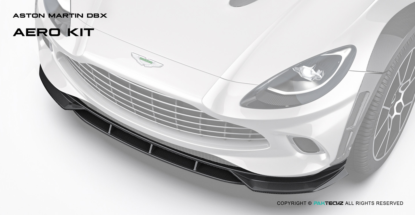 Aston Martin DBX Paktechz Design Carbon Fiber Front Lip