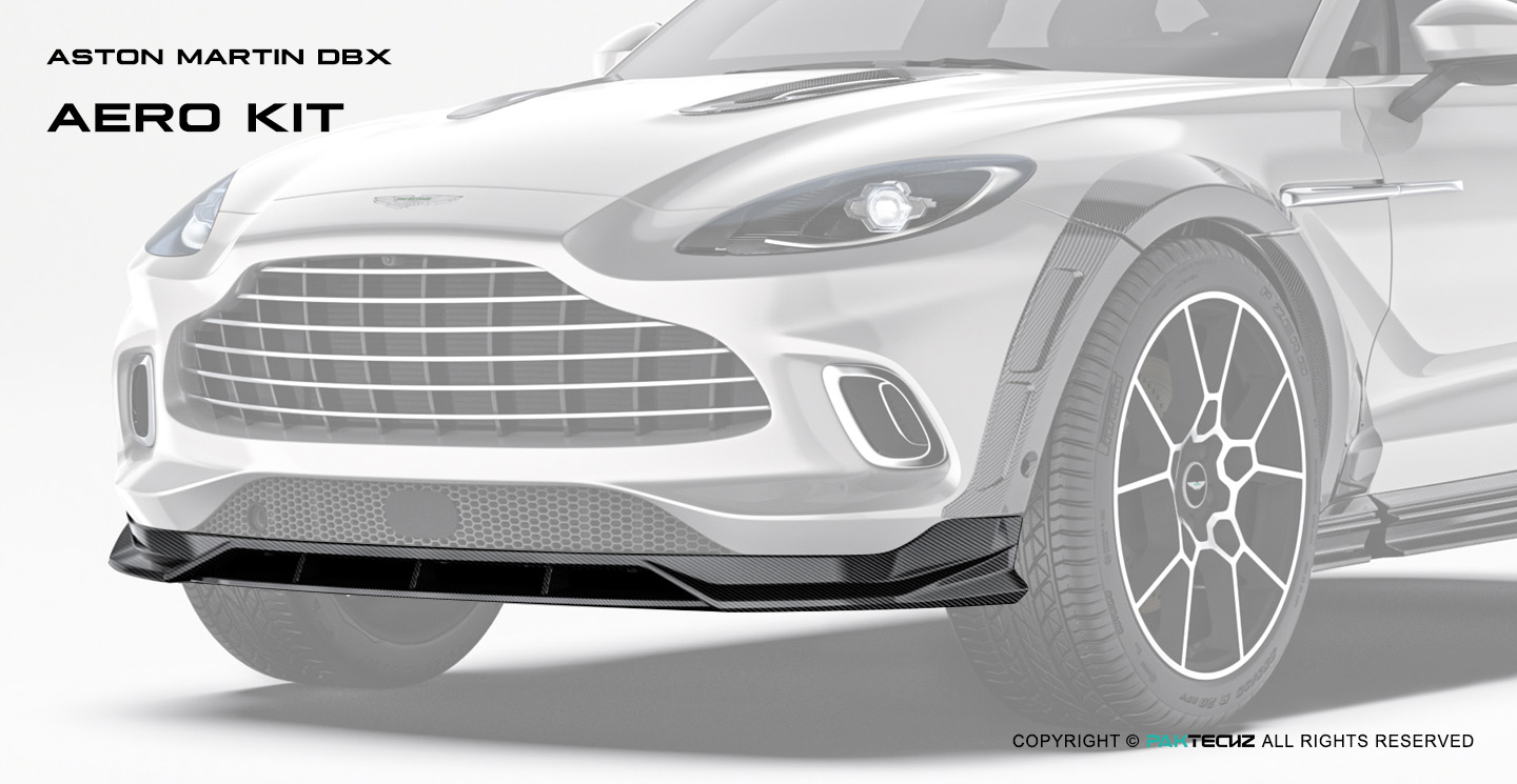 Aston Martin DBX Paktechz Design Carbon Fiber Front Lip