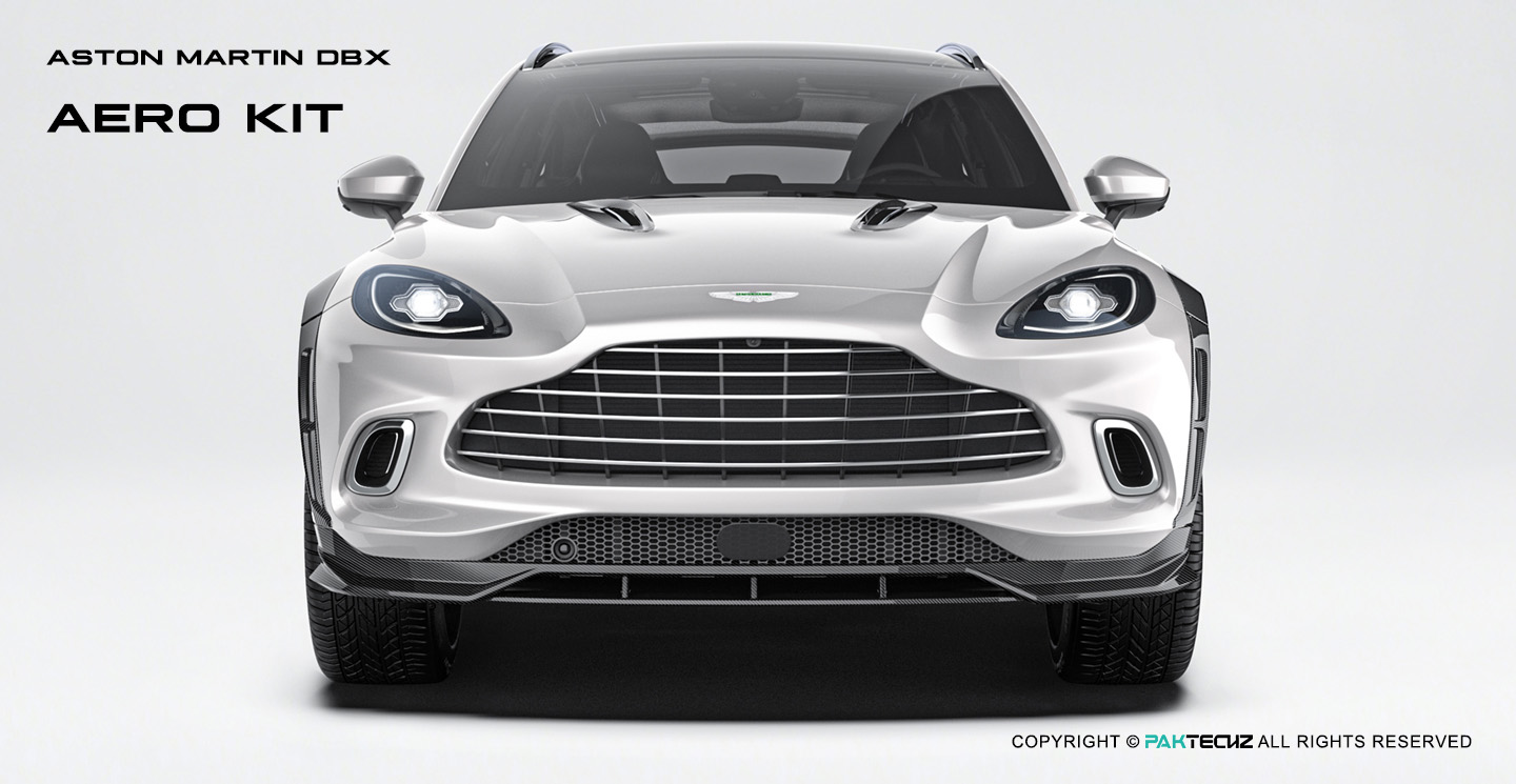 Aston Martin DBX Paktechz Design Carbon Fiber Aerodynamics body kit