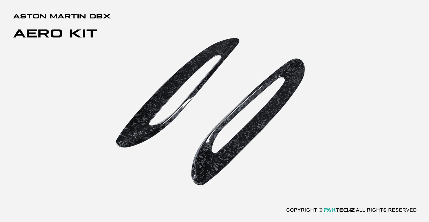 Aston Martin DBX Paktechz Design Carbon Fiber Hood Vents