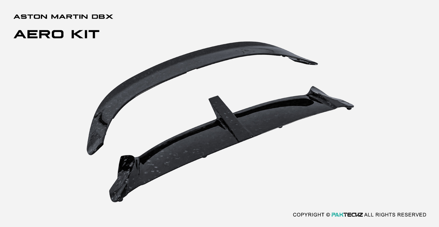 Aston Martin DBX Paktechz Design Carbon Fiber Rear Spoiler