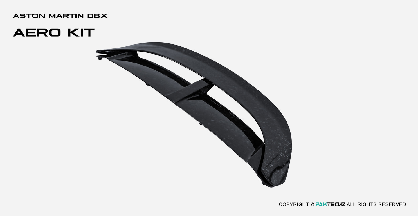 Aston Martin DBX Paktechz Design Carbon Fiber Rear Spoiler