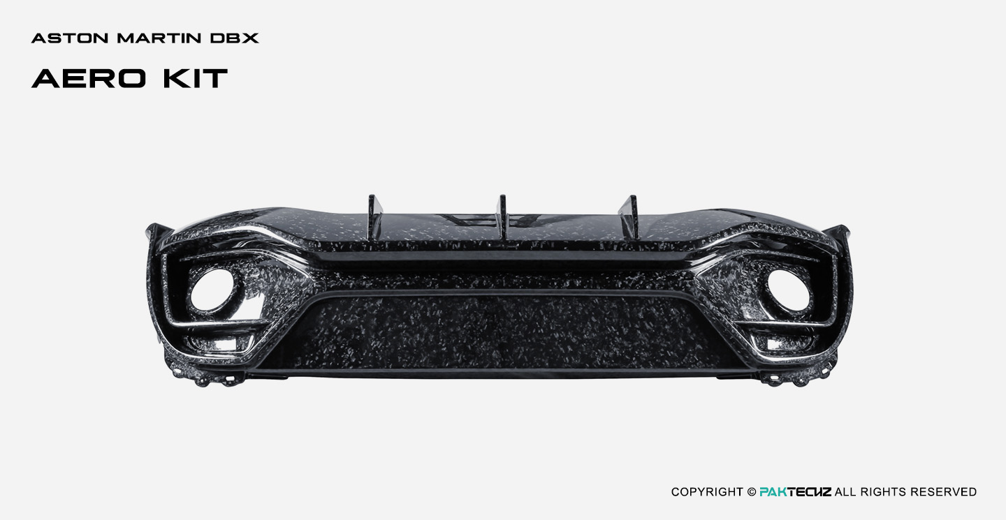 Aston Martin DBX Paktechz Design Carbon Fiber Rear Diffuser