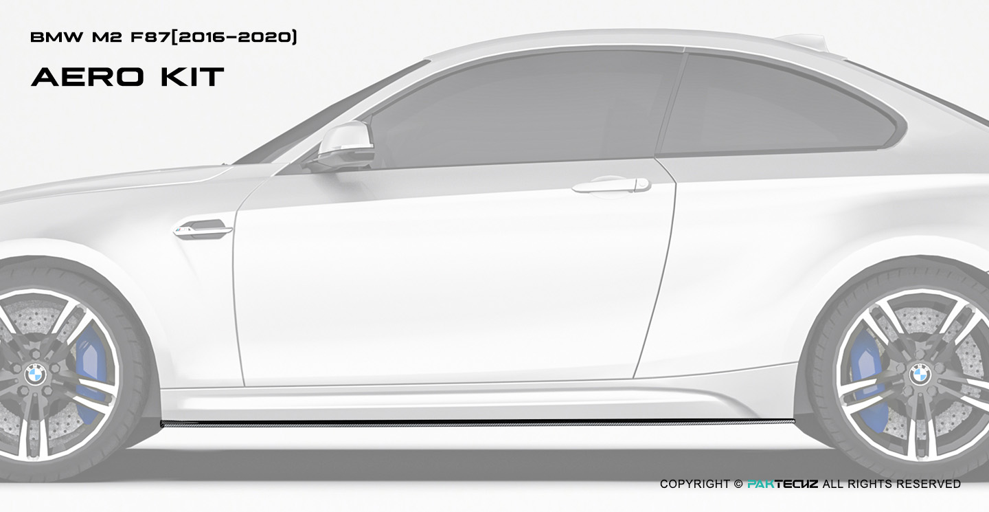 宝马 M2 M2C F87 Paktechz 款侧裙
