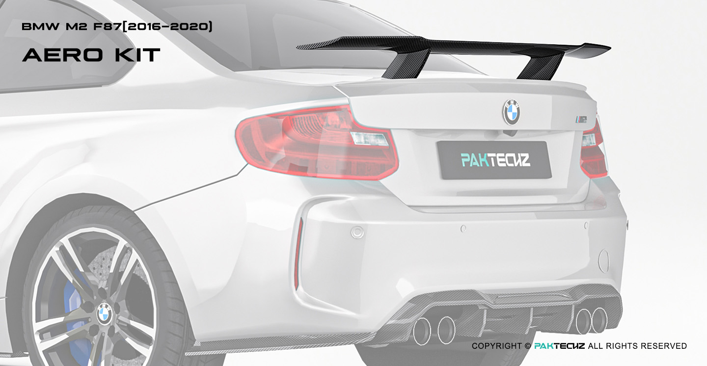 宝马 M2 M2C F87 Paktechz 款尾翼