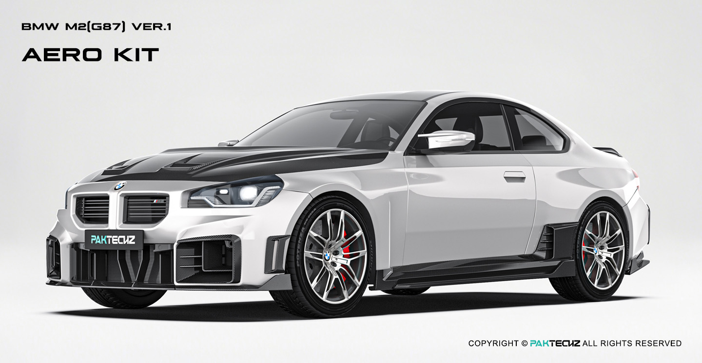 BMW M2 G87 Ver.1 Paktechz Carbon Fiber Aerodynamic Body Kit