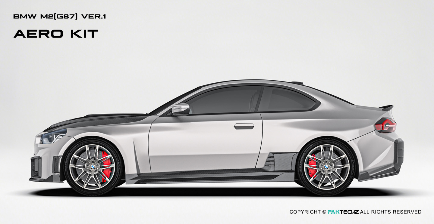 BMW M2 G87 Ver.1 Paktechz Carbon Fiber Aerodynamic Body Kit