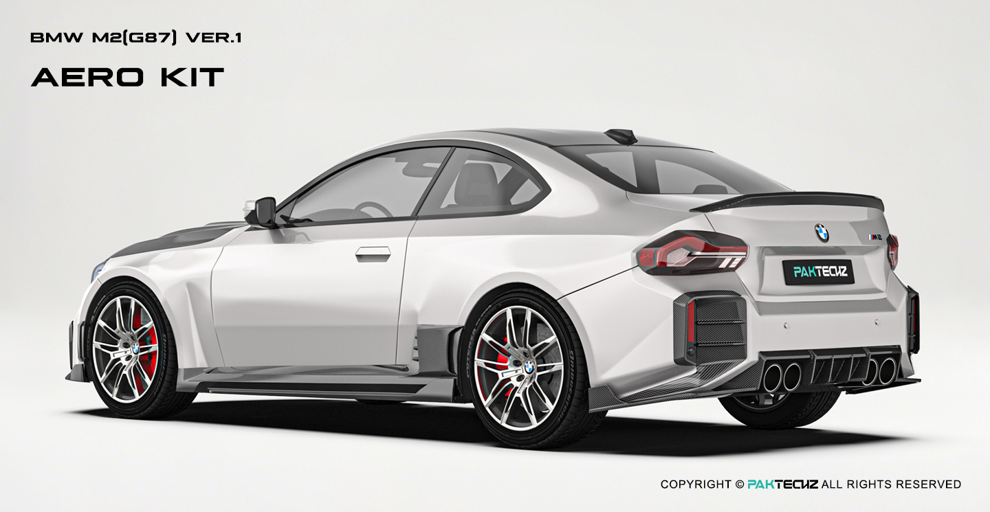 BMW M2 G87 Ver.1 Paktechz Carbon Fiber Aerodynamic Body Kit
