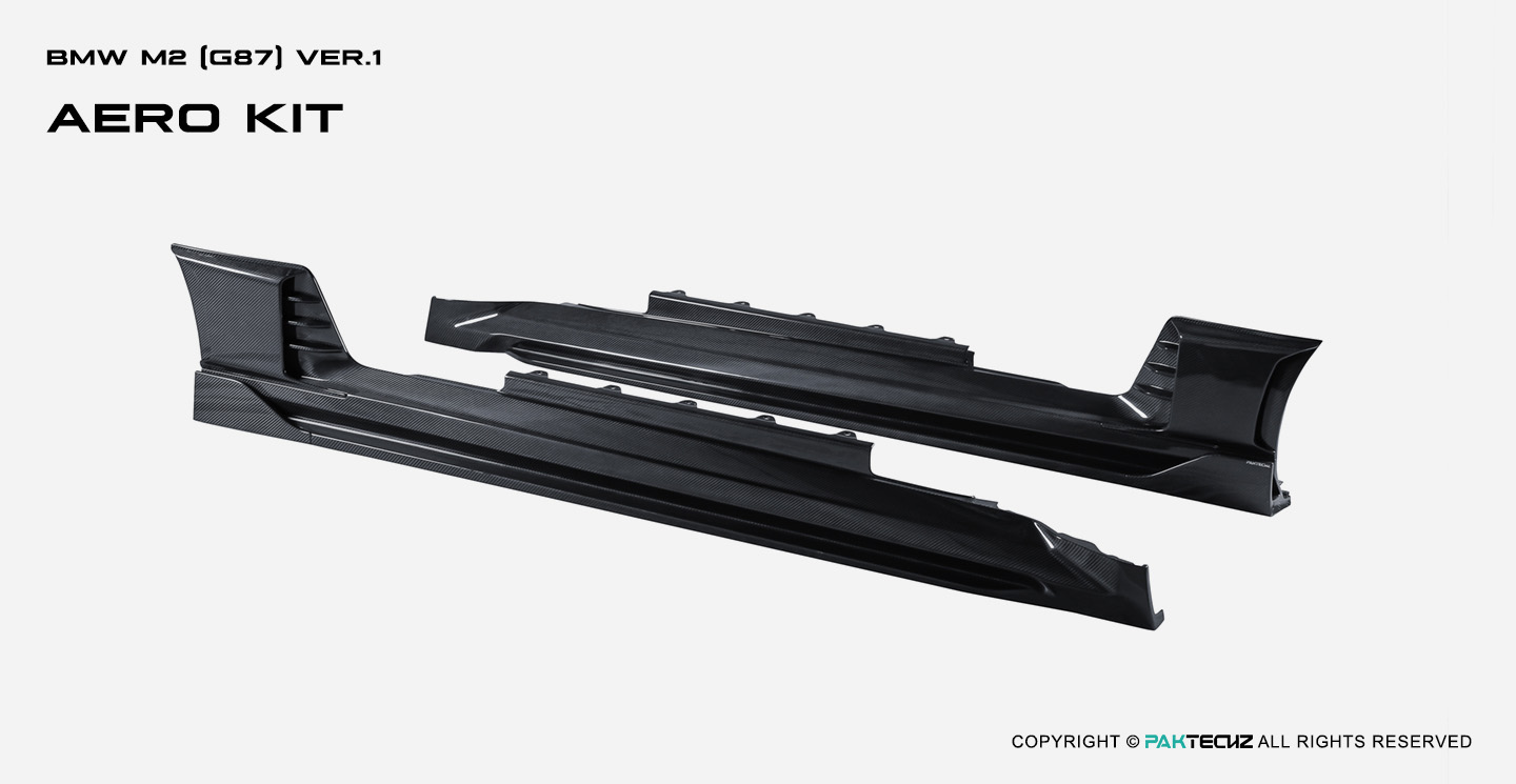 宝马M2 G87 Paktechz 款碳纤维侧裙Ver.1