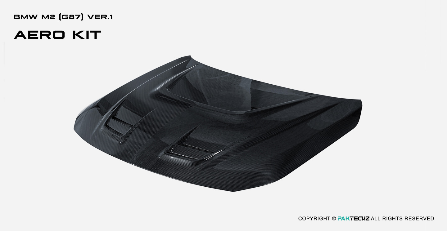 宝马M2 G87 Paktechz 款碳纤维机盖Ver.1
