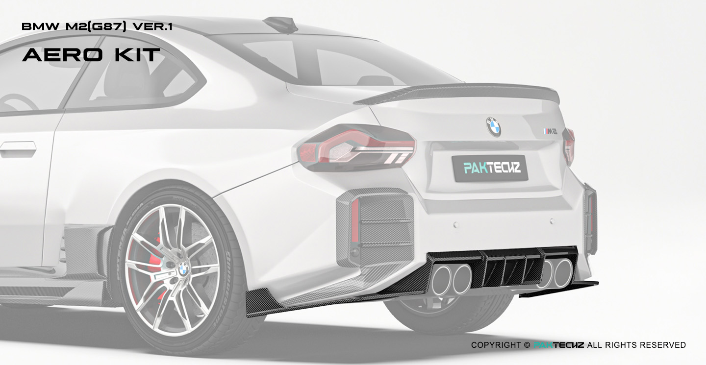 宝马M2 G87 Paktechz 款碳纤维后唇Ver.1