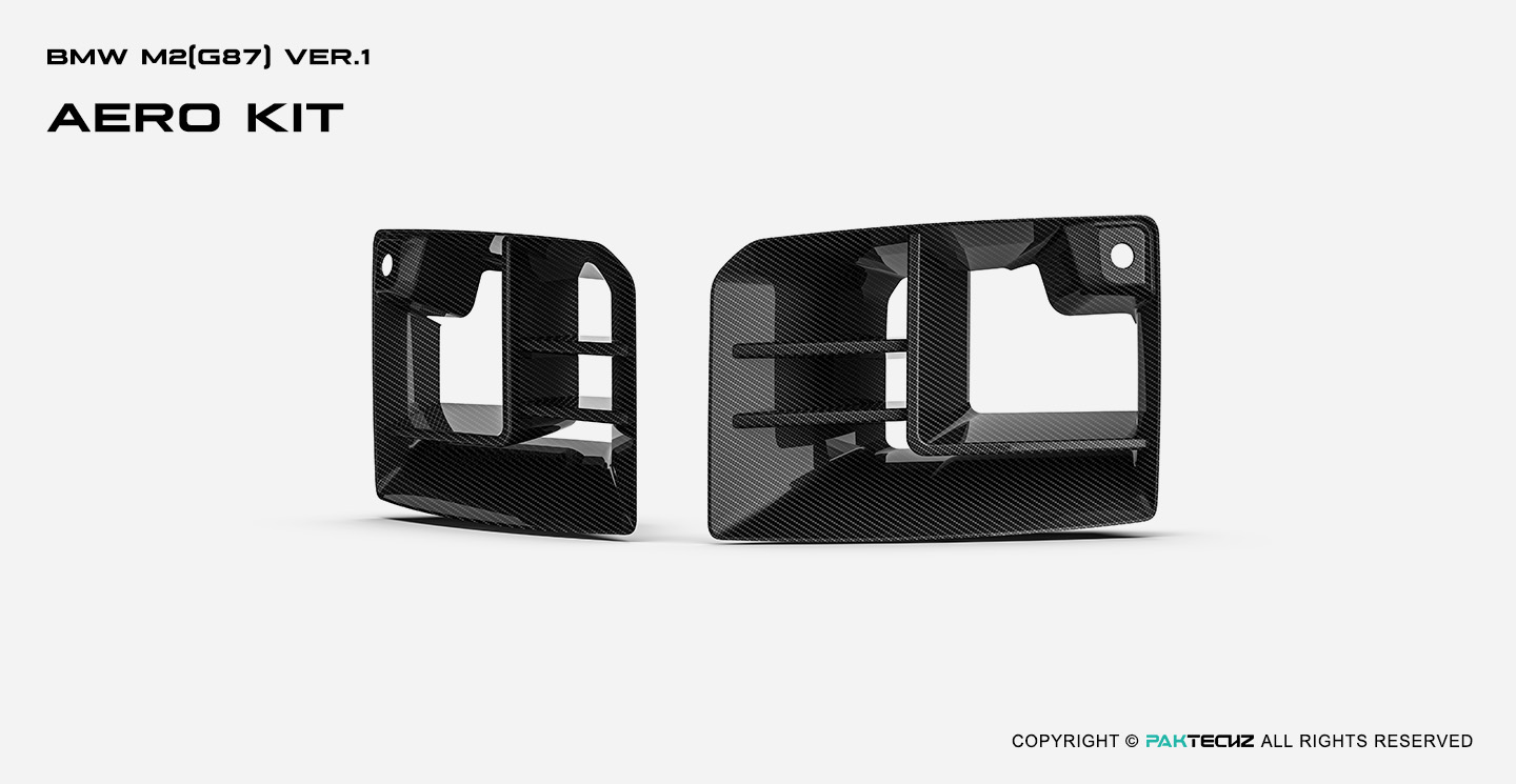 BMW M2 G87 Paktechz Carbon Fiber Front Air Ducts Ver.1
