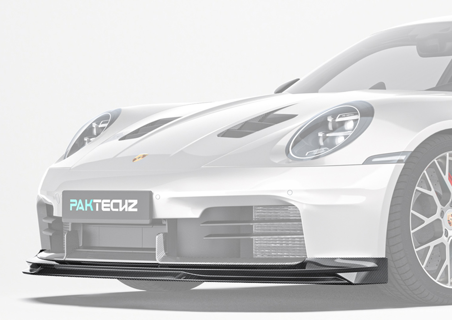 Porsche 992.2 Front-End Transformation with Paktechz Carbon Fiber Front Lip