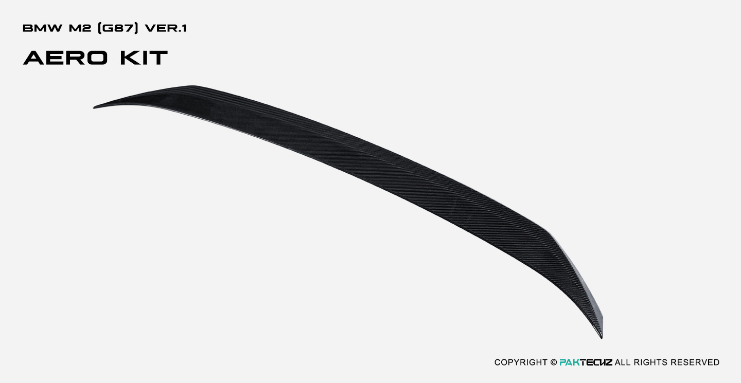 宝马M2 G87 Paktechz 款碳纤维鸭尾翼