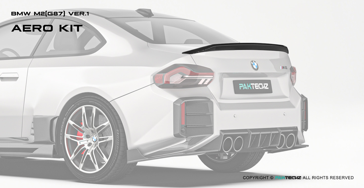 宝马M2 G87 Paktechz 款碳纤维鸭尾翼