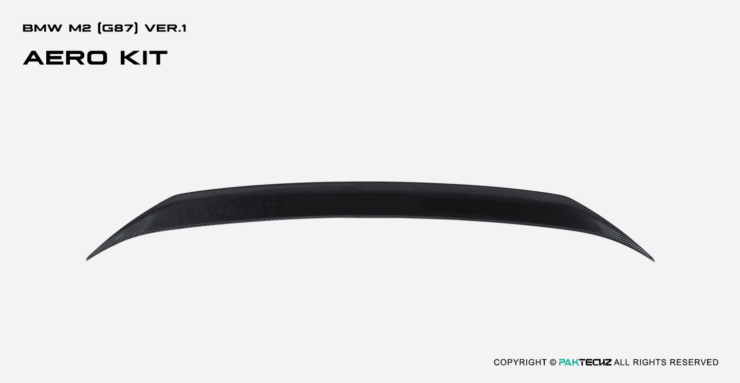 宝马M2 G87 Paktechz 款碳纤维鸭尾翼