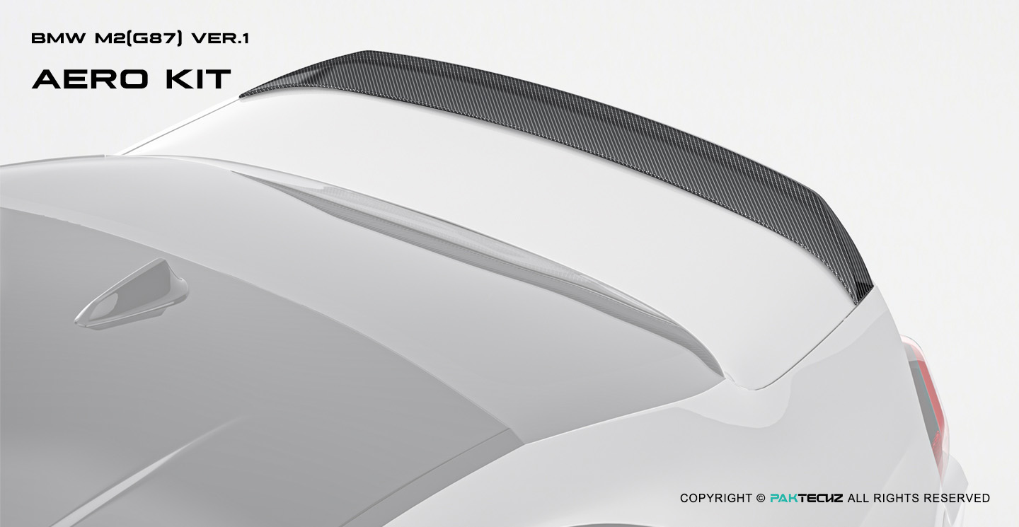 宝马M2 G87 Paktechz 款碳纤维鸭尾翼