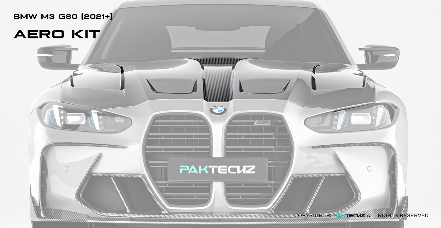 BMW M3 G80 Paktechz Carbon Fiber Hood