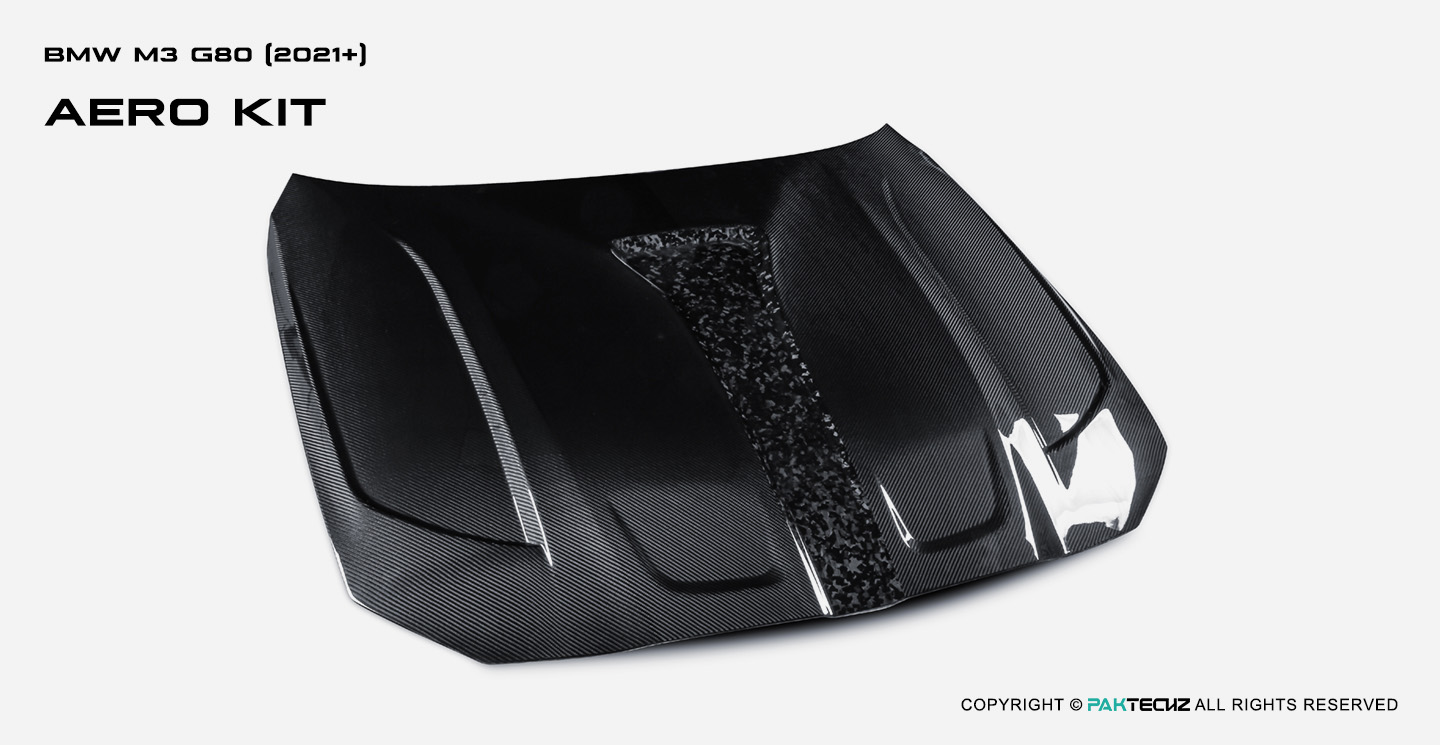BMW M3 G80 Paktechz Carbon Fiber Hood