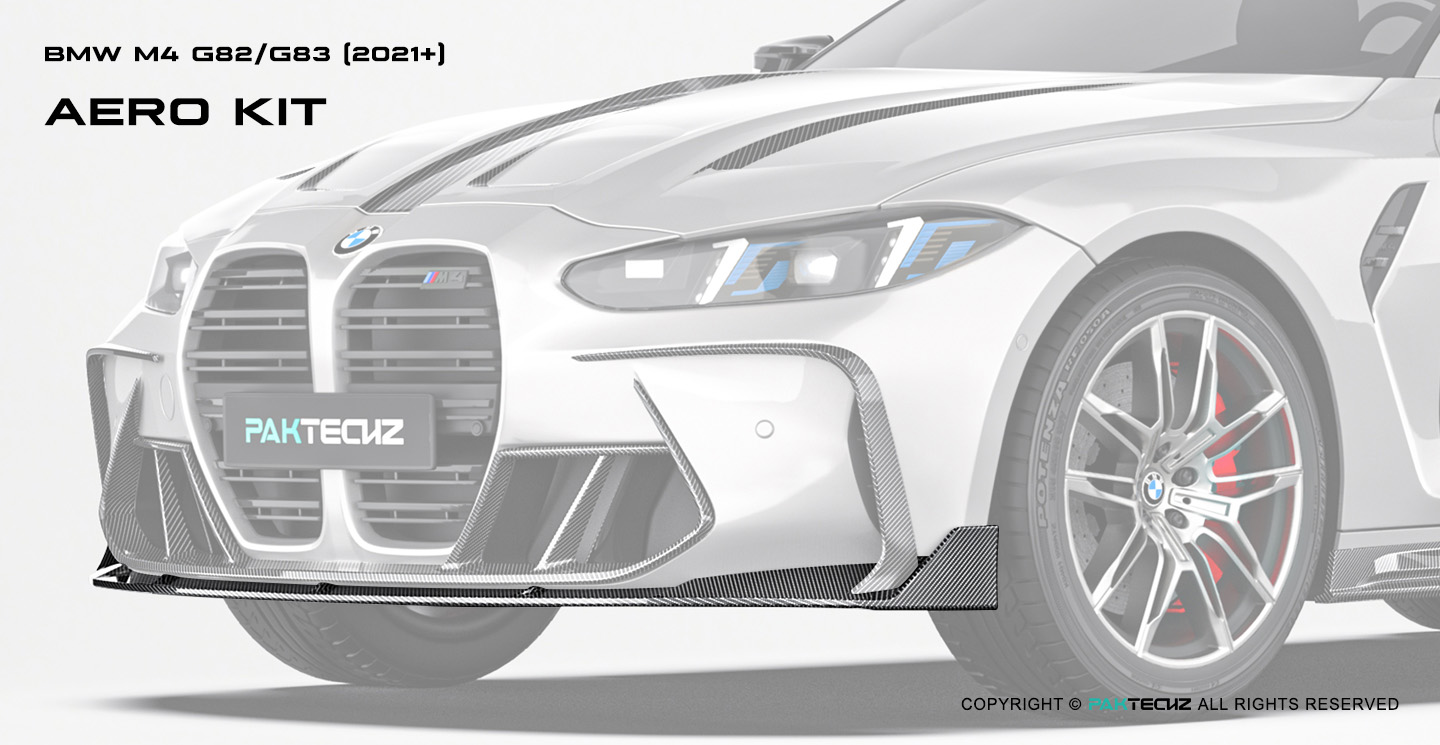 BMW M4 (G82 G83) Paktechz Carbon Fiber Front Lip