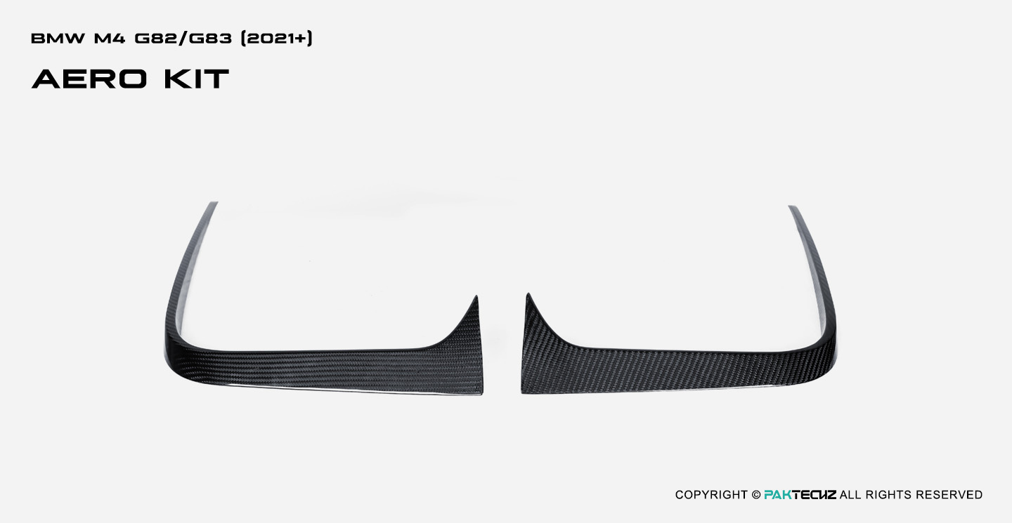 BMW M4 (G82 G83) Paktechz Carbon Fiber Front Canards