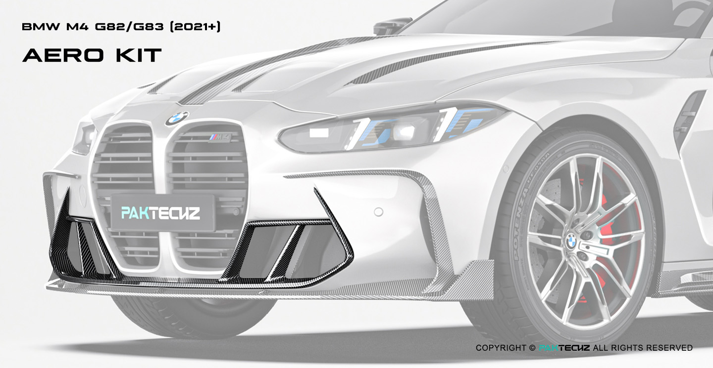 BMW M4 (G82 G83) Paktechz Carbon Fiber Front Vent Trim