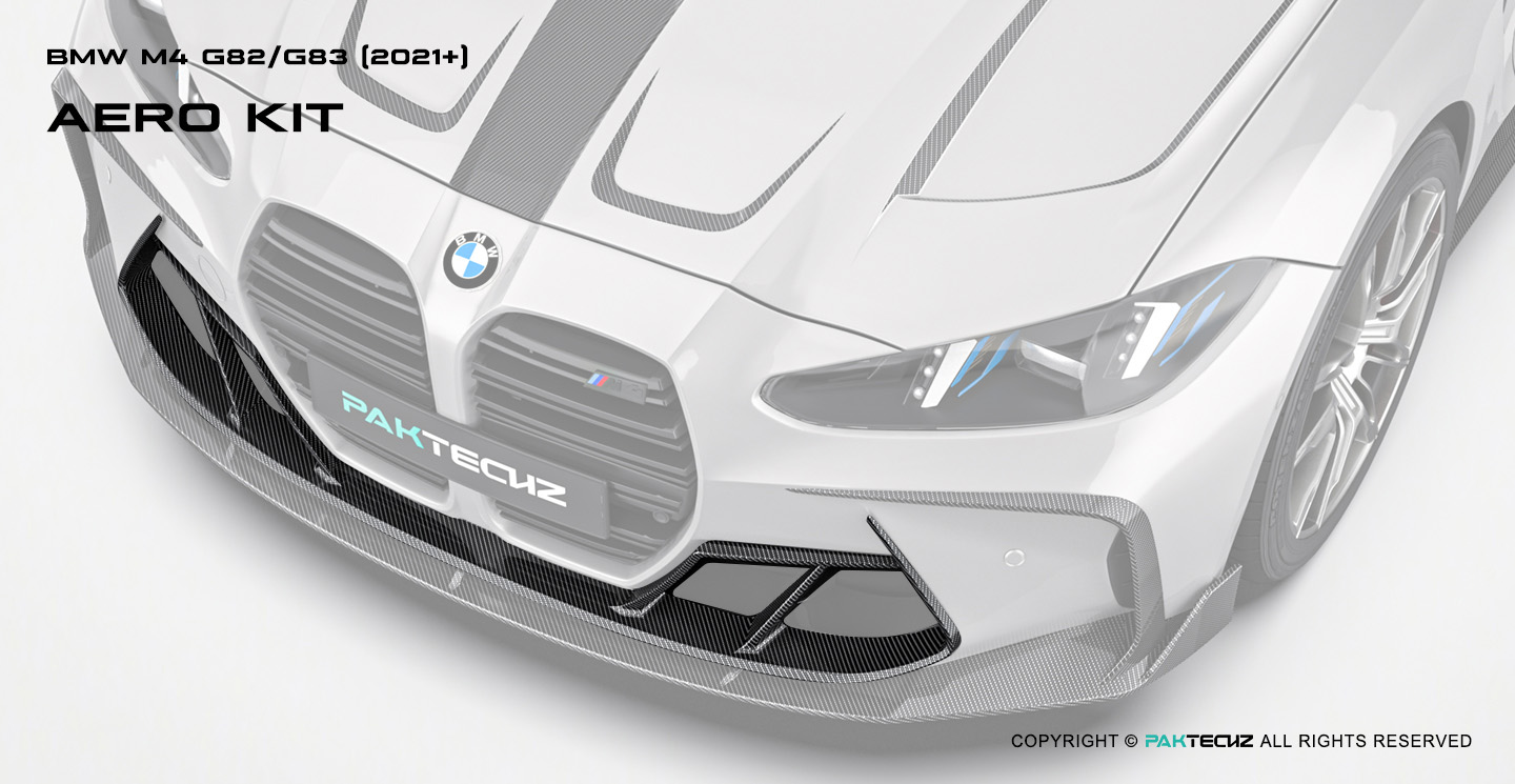 BMW M4 (G82 G83) Paktechz Carbon Fiber Front Vent Trim