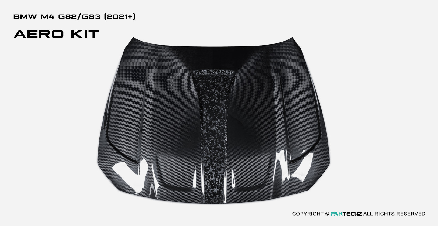 BMW M4 (G82 G83) Paktechz Carbon Fiber Hood